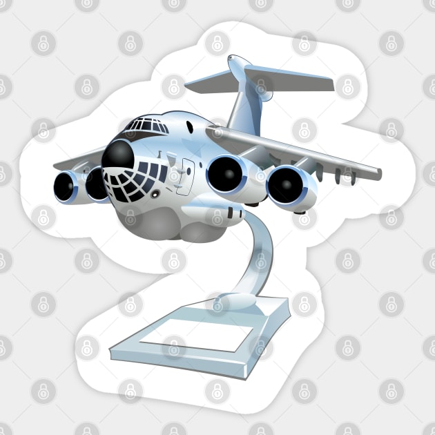 Cartoon airplane Sticker by Mechanik